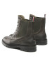 Tommy Hilfiger Členková obuv s elastickým prvkom Lth Up Chel Boot FM0FM04204 Zelená - Pepit.sk