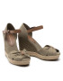 Tommy Hilfiger Espadrilky Basic Open Toe High Wedge FW0FW04784 Zelená - Pepit.sk