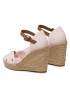 Tommy Hilfiger Espadrilky Basic Seersucker High Wedge FW0FW07160 Ružová - Pepit.sk