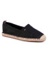 Tommy Hilfiger Espadrilky Basic Tommy Flat Espadrille FW0FW04827 Čierna - Pepit.sk