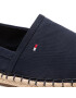 Tommy Hilfiger Espadrilky Basic Tommy Flat Espadrille FW0FW06497 Tmavomodrá - Pepit.sk