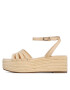 Tommy Hilfiger Espadrilky Essenital Flatform Sandal FW0FW07161 Žltá - Pepit.sk