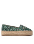 Tommy Hilfiger Espadrilky Geo Print EspadrilleFW0FW06354 Zelená - Pepit.sk