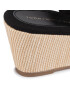 Tommy Hilfiger Espadrilky Iconic Elba Sling Back Wedge FW0FW04788 Čierna - Pepit.sk