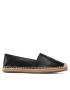 Tommy Hilfiger Espadrilky Logo Leather Espadrille FW0FW06168 Čierna - Pepit.sk