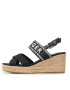 Tommy Hilfiger Espadrilky Seasonal Webbing Mid Wedge FW0FW07091 Tmavomodrá - Pepit.sk