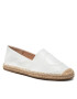 Tommy Hilfiger Espadrilky Th Logo Leather Espadrille FW0FW06168 Biela - Pepit.sk