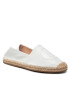 Tommy Hilfiger Espadrilky Th Logo Leather Espadrille FW0FW06168 Biela - Pepit.sk