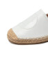 Tommy Hilfiger Espadrilky Th Logo Leather Espadrille FW0FW06168 Biela - Pepit.sk