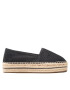 Tommy Hilfiger Espadrilky Th Textured Flatform Espadrille FW0FW06433 Čierna - Pepit.sk