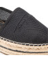 Tommy Hilfiger Espadrilky Th Textured Flatform Espadrille FW0FW06433 Čierna - Pepit.sk