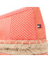 Tommy Hilfiger Espadrilky Th Textured Flatform Espadrille FW0FW06433 Oranžová - Pepit.sk