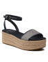 Tommy Hilfiger Espadrilky Th Woven Platform Sandal FW0FW07345 Tmavomodrá - Pepit.sk