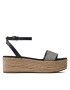 Tommy Hilfiger Espadrilky Th Woven Platform Sandal FW0FW07345 Tmavomodrá - Pepit.sk