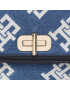 Tommy Hilfiger Kabelka Monogram Turnlock AW0AW14581 Modrá - Pepit.sk