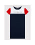 Tommy Hilfiger Každodenné šaty Colourblock KG0KG06036 D Tmavomodrá Regular Fit - Pepit.sk