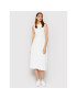 Tommy Hilfiger Každodenné šaty F&F Midi Polo Dress WW0WW30498 Biela Regular Fit - Pepit.sk