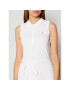 Tommy Hilfiger Každodenné šaty F&F Midi Polo Dress WW0WW30498 Biela Regular Fit - Pepit.sk