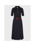 Tommy Hilfiger Každodenné šaty Pleated Flare WW0WW33923 Tmavomodrá Regular Fit - Pepit.sk