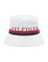 Tommy Hilfiger Klobúk Bucket AM0AM08285 Biela - Pepit.sk