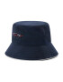 Tommy Hilfiger Klobúk Bucket Iconic Signature AW0AW11671 Tmavomodrá - Pepit.sk