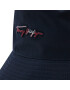 Tommy Hilfiger Klobúk Bucket Iconic Signature AW0AW11671 Tmavomodrá - Pepit.sk