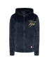 Tommy Hilfiger Mikina Hoody Ls Fz Velour UM0UM01932 Tmavomodrá Regular Fit - Pepit.sk