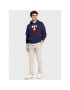 Tommy Hilfiger Mikina Icon Monogram MW0MW29586 Tmavomodrá Relaxed Fit - Pepit.sk