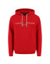 Tommy Hilfiger Mikina Logo Hoody MW0MW11599 Červená Regular Fit - Pepit.sk