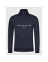 Tommy Hilfiger Mikina Logo Mockneck MW0MW20954 Tmavomodrá Regular Fit - Pepit.sk