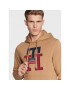 Tommy Hilfiger Mikina Lux Monogram MW0MW28187 Hnedá Regular Fit - Pepit.sk