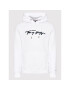 Tommy Hilfiger Mikina Signature Graphic MW0MW25057 Biela Regular Fit - Pepit.sk