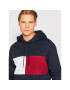 Tommy Hilfiger Mikina Structure Flag MW0MW28528 Tmavomodrá Regular Fit - Pepit.sk