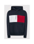 Tommy Hilfiger Mikina Structure Flag MW0MW28528 Tmavomodrá Regular Fit - Pepit.sk