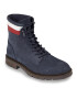 Tommy Hilfiger Outdoorová obuv Corporate Hilfiger Nubuck Boot FM0FM04801 Modrá - Pepit.sk