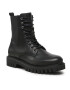 Tommy Hilfiger Outdoorová obuv Premium Casual Chunky Lth Boot FM0FM04187 Čierna - Pepit.sk