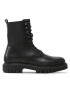 Tommy Hilfiger Outdoorová obuv Premium Casual Chunky Lth Boot FM0FM04187 Čierna - Pepit.sk