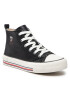 Tommy Hilfiger Plátenky High Top Lace Up Sneaker T3A9-32288-1355 S Čierna - Pepit.sk