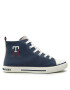 Tommy Hilfiger Plátenky High Top Lace-Up Sneaker T3X9-32451-1441 S Tmavomodrá - Pepit.sk