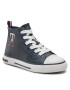 Tommy Hilfiger Plátenky High Top Lace Up Sneaker T3X9-32452-1355 M Tmavomodrá - Pepit.sk