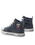 Tommy Hilfiger Plátenky High Top Lace Up Sneaker T3X9-32452-1355 M Tmavomodrá - Pepit.sk