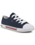 Tommy Hilfiger Plátenky Low Cut Lace-Up Sneaker T3X4-30692-0890 S Tmavomodrá - Pepit.sk