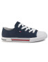 Tommy Hilfiger Plátenky Low Cut Lace-Up Sneaker T3X4-30692-0890 S Tmavomodrá - Pepit.sk