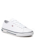 Tommy Hilfiger Plátenky Low Cut Lace-Up Sneaker T3X4-32207-0890 S Biela - Pepit.sk