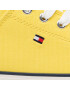 Tommy Hilfiger Plátenky Low Cut Lace-Up Sneaker T3X4-32207-0890 S Žltá - Pepit.sk