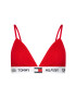 Tommy Hilfiger Podprsenka Bralette Padded Triangle Bra UW0UW02243 Červená - Pepit.sk