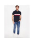 Tommy Hilfiger Polokošeľa Chest Colorblock MW0MW30766 Tmavomodrá Slim Fit - Pepit.sk