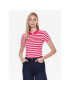 Tommy Hilfiger Polokošeľa Stripe WW0WW27151 Ružová Slim Fit - Pepit.sk