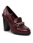 Tommy Hilfiger Poltopánky Twist High Heel Loafer FW0FW06692 Bordová - Pepit.sk