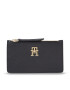 Tommy Hilfiger Puzdro na kreditné karty Hilfiger Staple Cc Holder Zip AW0AW15267 Čierna - Pepit.sk